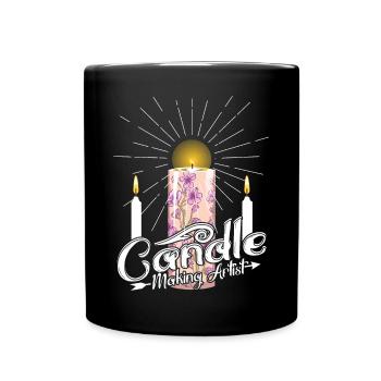 Artiste de fabrication de bougies - Mug uni - noir - Devant