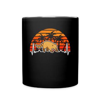 Coati Heartbeat Coati - Full Colour Mug - black - Front