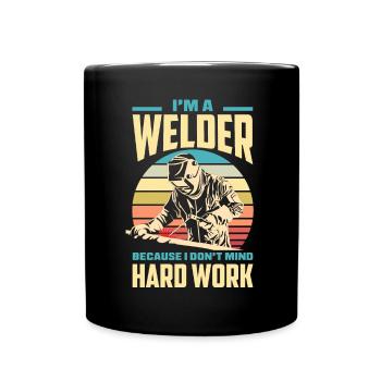 Funny Welder Gift - Full Colour Mug - black - Front