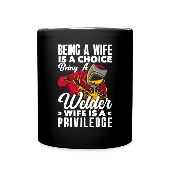 Funny Welder Gift - Full Colour Mug - black - Front