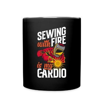 Funny Welder Gift - Full Colour Mug - black - Front