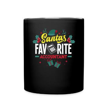 Funny Tax Advisor Accountant Gift - Full Colour Mug - black - Front