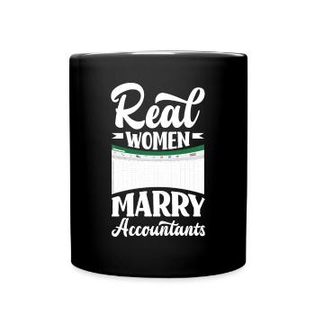 Lustiges Steuerberater Buchhalter Geschenk - Tasse einfarbig - Schwarz - Vorne