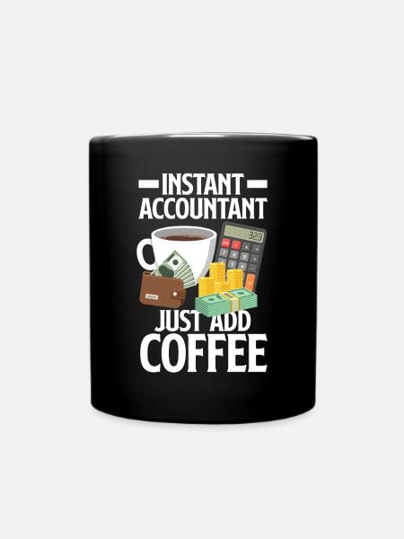 Funny Accountant Accountant Gift - Full Colour Mug - black
