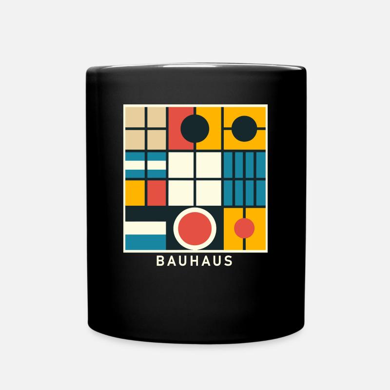 Bauhaus Architecture Esthétique géométrique - Mug uni - noir
