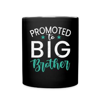 Big Brother Gift - Tasse einfarbig - Schwarz - Vorne