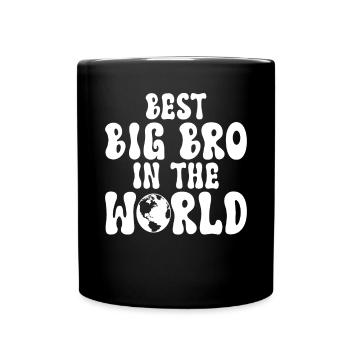 Big Brother Gift - Tasse einfarbig - Schwarz - Vorne