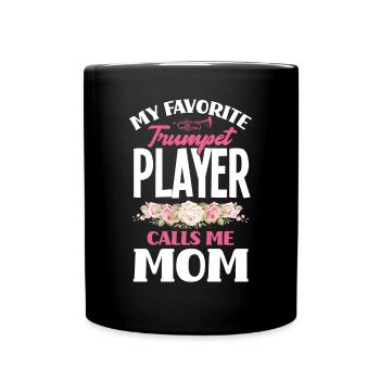 Trumpet Trumpeter Trumpet Player - Full Colour Mug - black - Front