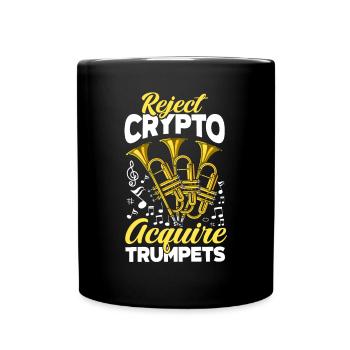 Trumpet Trumpeter Trumpet Player - Full Colour Mug - black - Front