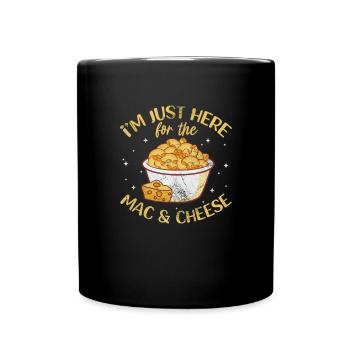 Fromage - Mug uni - noir - Devant