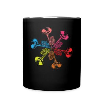 Trumpet Trumpeter Trumpet Player - Full Colour Mug - black - Front
