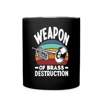Trumpet Trumpeter Trumpet Player - Full Colour Mug - black - Front