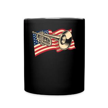 Trumpet Trumpeter Trumpet Player - Full Colour Mug - black - Front
