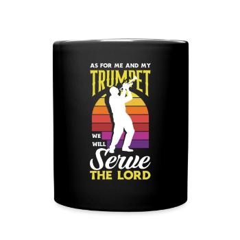Trumpet Trumpeter Trumpet Player - Full Colour Mug - black - Front