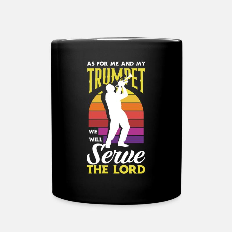 Trompete Trompeter Trompeten Spieler - Tasse einfarbig - Schwarz