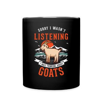Chèvres Cadeau Chèvre Hôte Chèvre - Mug uni - noir - Devant