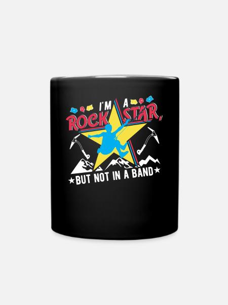 Ich bin ein , aber nicht in einer Band - Tasse einfarbig - Schwarz