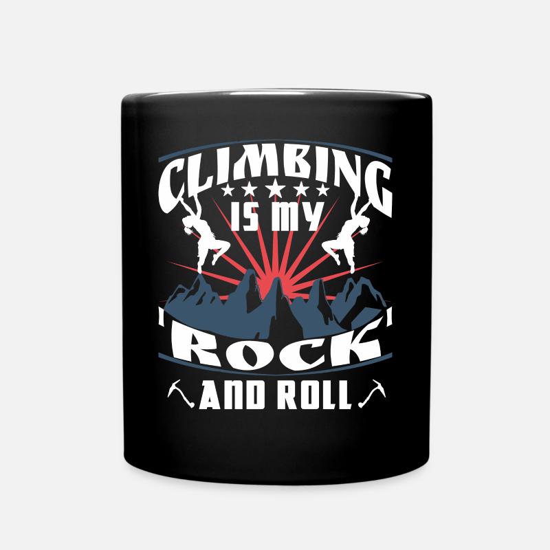 L’escalade, c’est mon « rock'' and roll » - Mug uni - noir