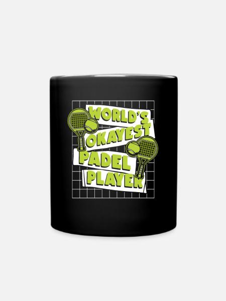 Le joueur de padel le plus correct du monde Paddle Tennis - Mug uni - noir