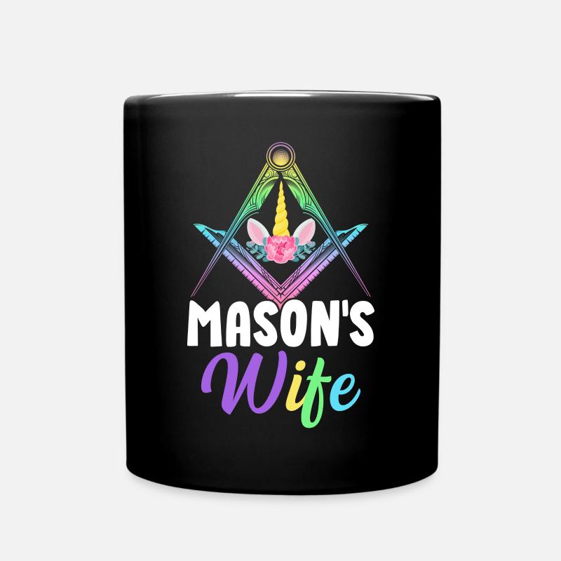 Franc-maçon Maître Franc-maçonnerie - Mug uni - noir