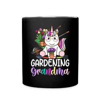 Jardinière Amoureuse Des Plantes - Mug uni - noir - Devant
