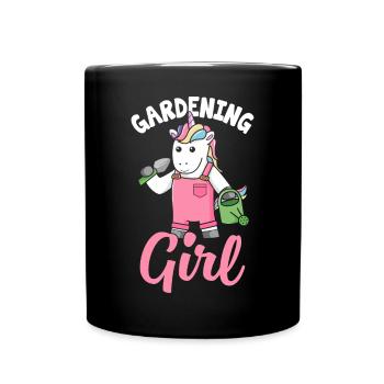 Gardener, plant lover - Full Colour Mug - black - Front