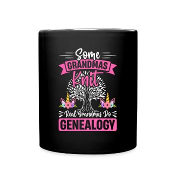 Généalogiste - Mug uni - noir - Devant