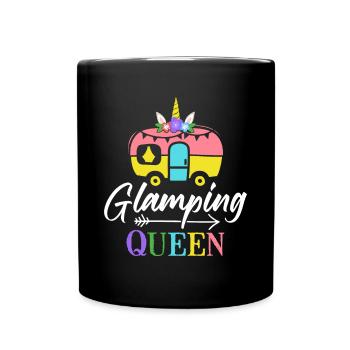 Female Glamper - Full Colour Mug - black - Front