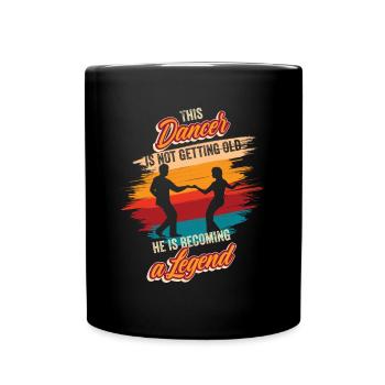 Danseur Anniversaire Chorégraphe École de danse - Mug uni - noir - Devant