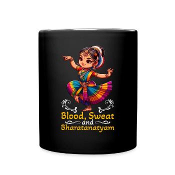 Bharatanatyam Tanz Indischer Tanz Indischer - Tasse einfarbig - Schwarz - Vorne