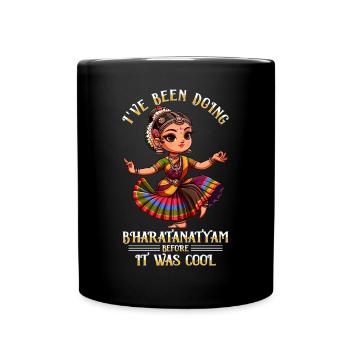 Bharatanatyam Tanz Klassischer Indischer Tanz - Tasse einfarbig - Schwarz - Vorne