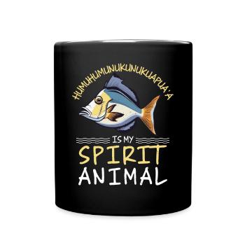 Baliste hawaïen Humuhumunukunukuapua’a - Mug uni - noir - Devant