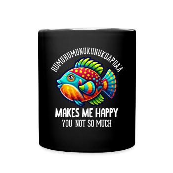 Unique Humuhumunukunukuapua'a - Mug uni - noir - Devant