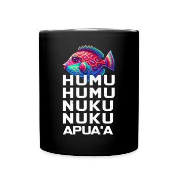 Humuhumunukunukuapua'a Hawaiianischer - Tasse einfarbig - Schwarz - Vorne