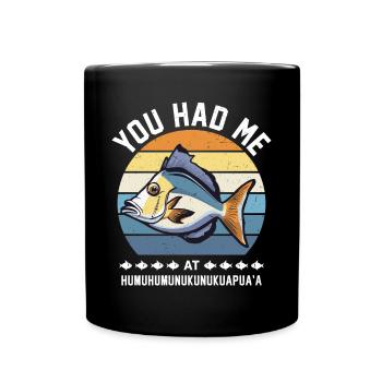 Riff Triggerfish Drum Hummuhumunukunukuapua'a - Full Colour Mug - black - Front