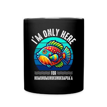 Humuhumunukunukuapua'a Reef Hawaiian Triggerfish - Full Colour Mug - black - Front
