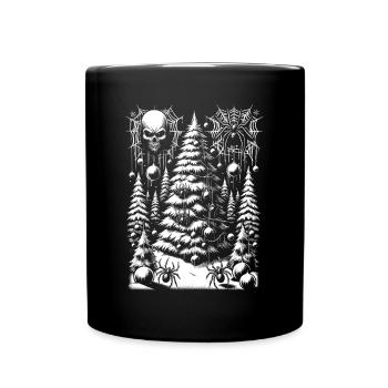 Frightful Festive Forest Gothic Winter - Full Colour Mug - black - Front