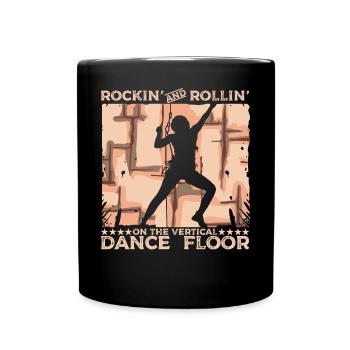 Se balancer et rouler sur la piste de danse verticale - Mug uni - noir - Devant