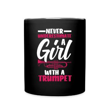Trumpet Trumpeter Trumpet Player - Full Colour Mug - black - Front