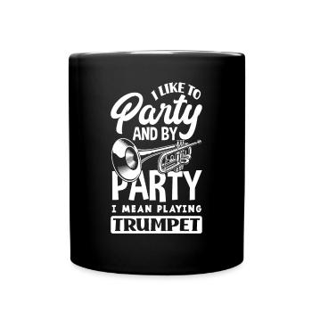 Trumpet Trumpeter Trumpet Player - Full Colour Mug - black - Front
