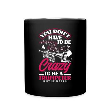 Trumpet Trumpeter Trumpet Player - Full Colour Mug - black - Front