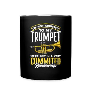 Trumpet Trumpeter Trumpet Player - Full Colour Mug - black - Front