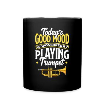 Trumpet Trumpeter Trumpet Player - Full Colour Mug - black - Front