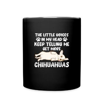 Chihuahua Dog Dog School Dog Owner Gift - Full Colour Mug - black - Front