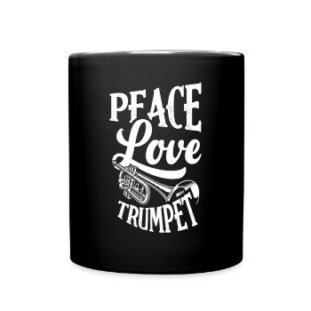 Trumpet Trumpeter Trumpet Player - Full Colour Mug - black - Front