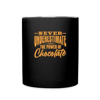 Chocolate Chocolate Food Cocoa Gift - Full Colour Mug - black - Front