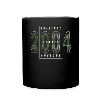 Original 2004 année de naissance urbain cadeau Vintage - Mug uni - noir - Devant