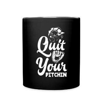 Funny Baseball - Full Colour Mug - black - Front