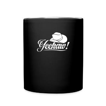 Cowboy Cowboy Boots Western Gift - Full Colour Mug - black - Front