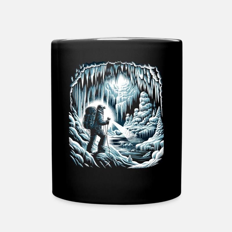 Eishöhlen-Abenteuer-Bekleidung Eishöhle - Tasse einfarbig - Schwarz